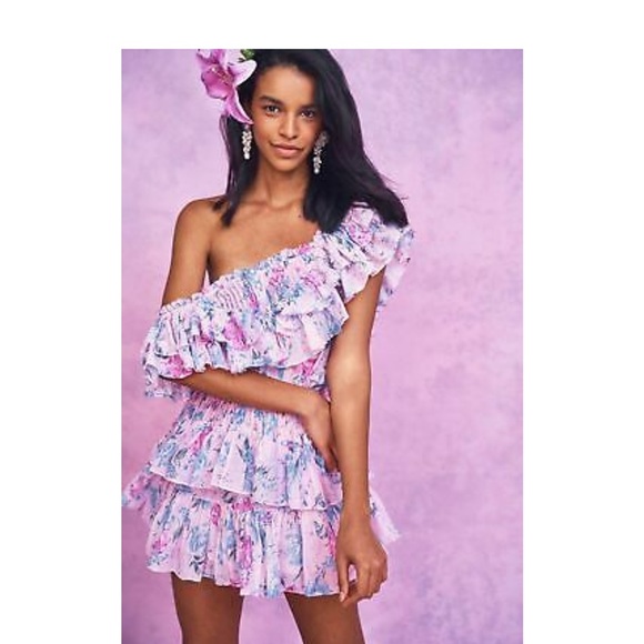 LoveShackFancy FATIMA Dress in WHISPERING LILAC - Picture 1 of 9